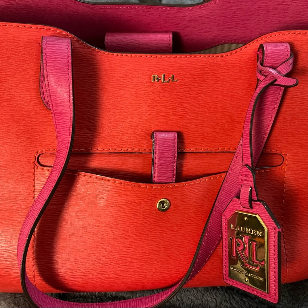 Barely used Ralph Lauren summer tote